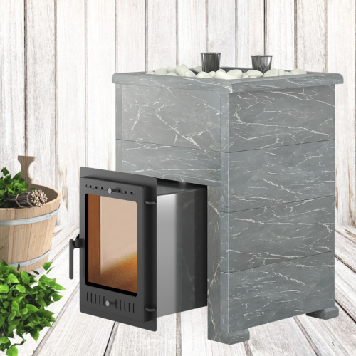 Печь для бани Везувий Эверест "Steam Master 30 INOX" Талькохлорит
