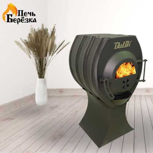 Отопительная печь Берёзка Bulik 150 PLUS Стекло