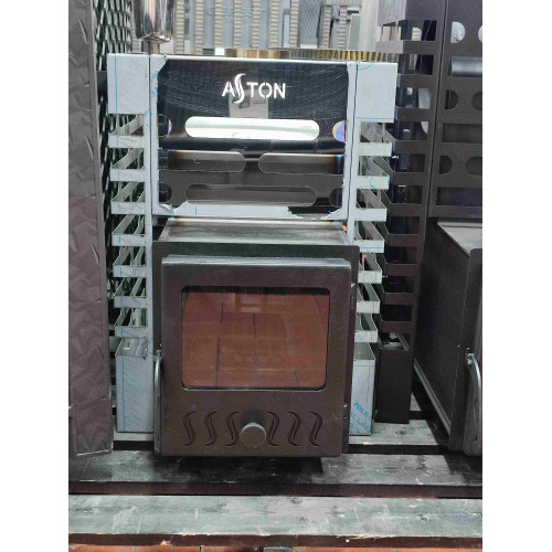 Печь для бани Aston 12 INOX стекло