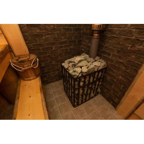Чугунная печь для бани Гефест GFS ЗК 30 в сетке