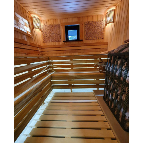 Чугунная печь для бани Гефест Гроза 18 (М) в сетке