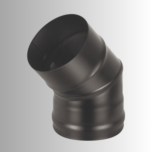 Колено BLACK 45 градусов 115 мм (AISI 430/0,8мм)