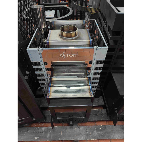Печь для бани Aston 12 INOX стекло