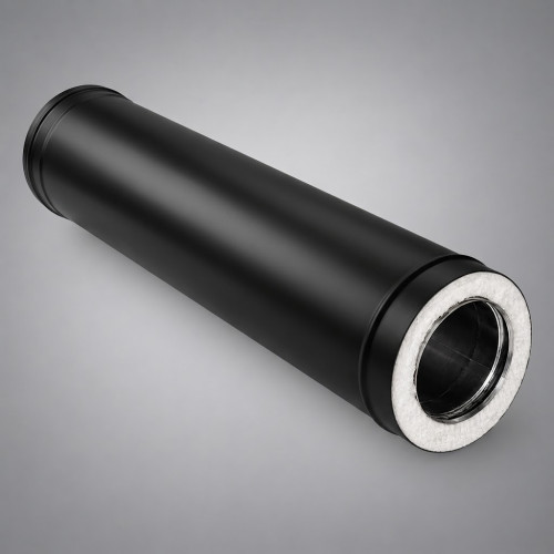 Сэндвич-труба AISI 304/430 0.5 метра 100/200 1,0/0,5 мм (керамоволокно) ЧЕРНЫЙ в Витебске