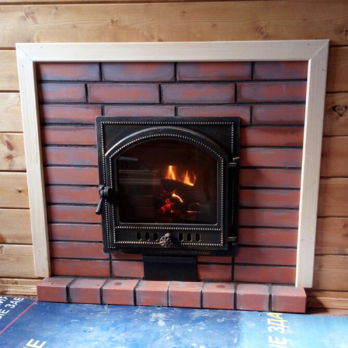 Банная чугунная печь Везувий Ураган Ковка 16 (205)